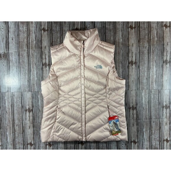 The North Face Aconcagua Down Puffer Vest sz Large color Purdy Pink NWT mspr 99 - Picture 1 of 11